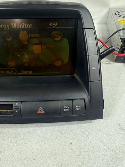 06-09 Toyota Prius MFD Display Screen Info Monitor OEM 86110-47210 No Nav Tested