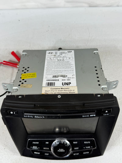 11 12 2011 2012 Hyundai Sonata Radio Cd OEM Gps Navigation System 96560-3Q501