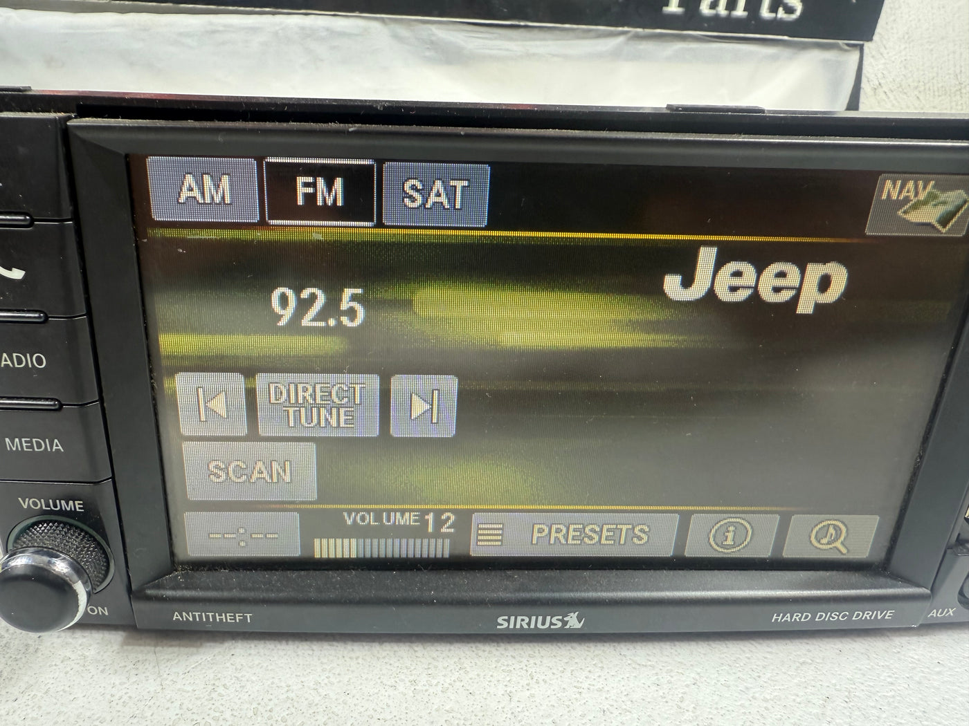 2013-2017 Jeep PATRIOT COMPASS Radio Display Receiver RHB Navigation SAT OEM