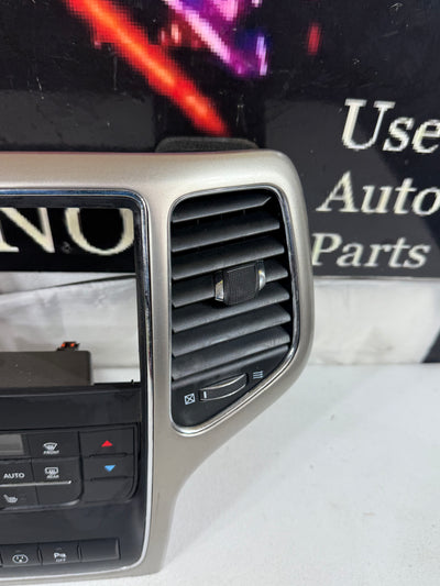 2011-2013 Jeep Grand Cherokee Center Dash Radio/Climate Control Trim Bezel OEM