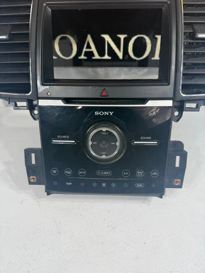 2014 2015 2016 2017 Ford Taurus Sony Radio Dash Bezel Climate Control  Vents