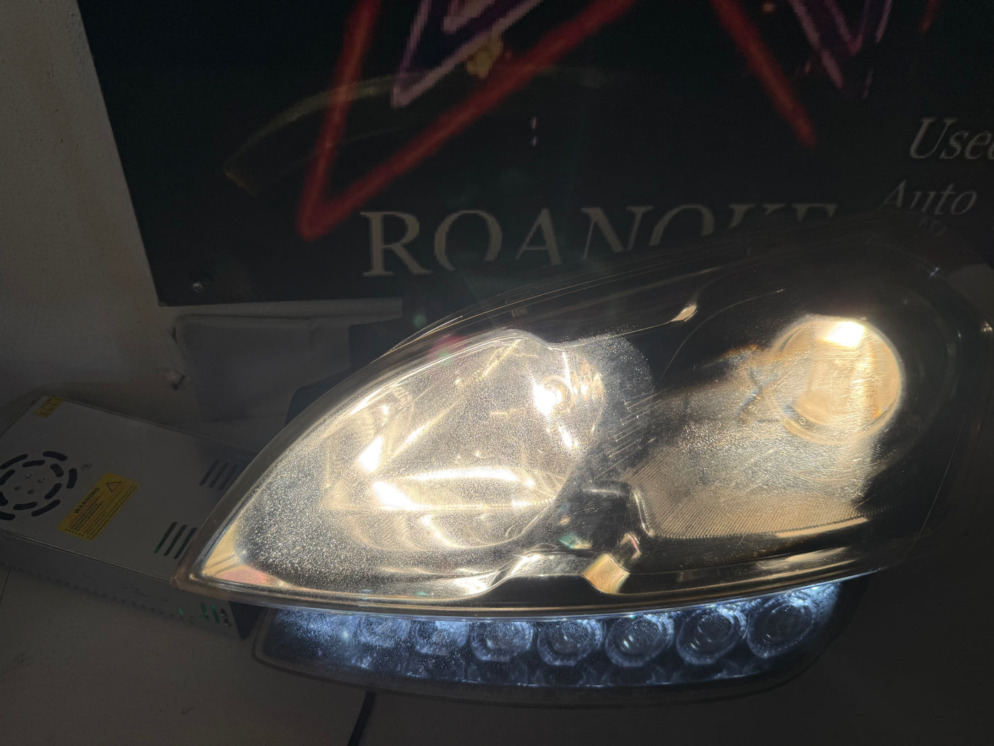 2012-2013 Kia Soul Left Driver Side Headlight Halogen W/LED OEM