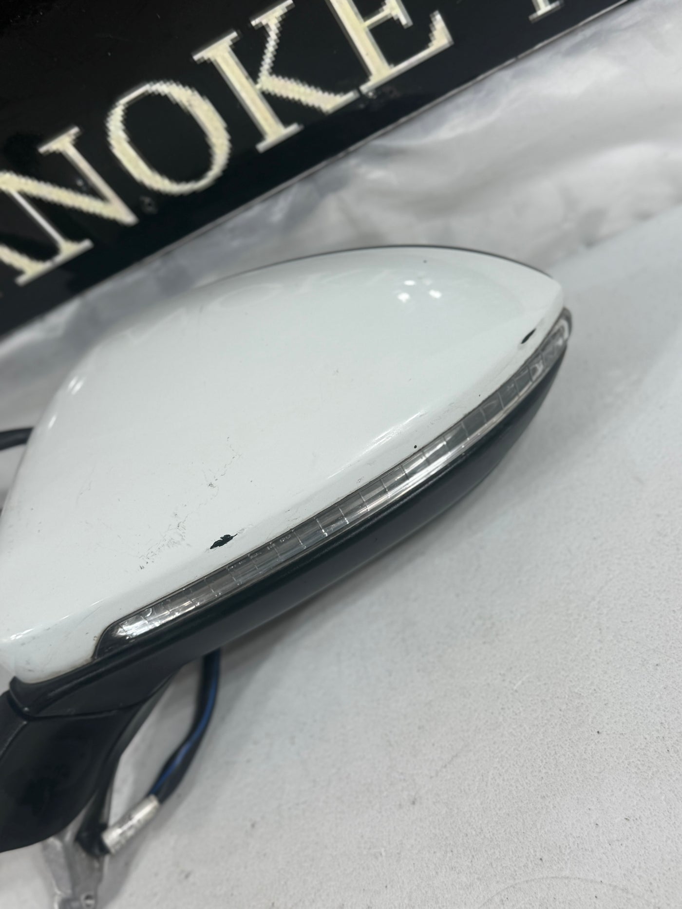 15-21 VW GOLF POWER DRIVER LEFT LH SIDE VIEW DOOR MIRROR WHITE OEM