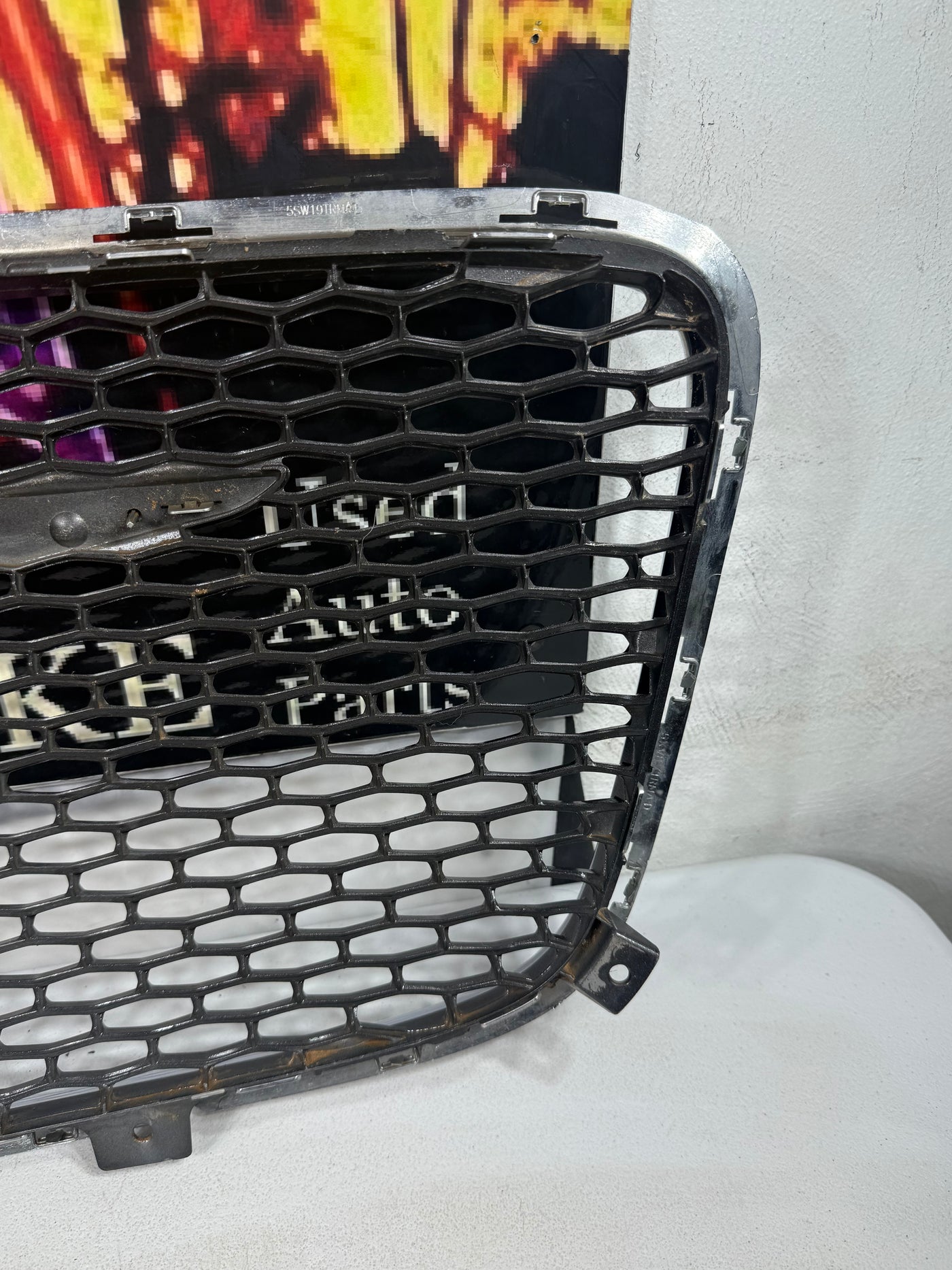 15-23 Chrysler 300 Front UPPER Bumper Grille Grill Honeycomb Mesh Chrome OEM