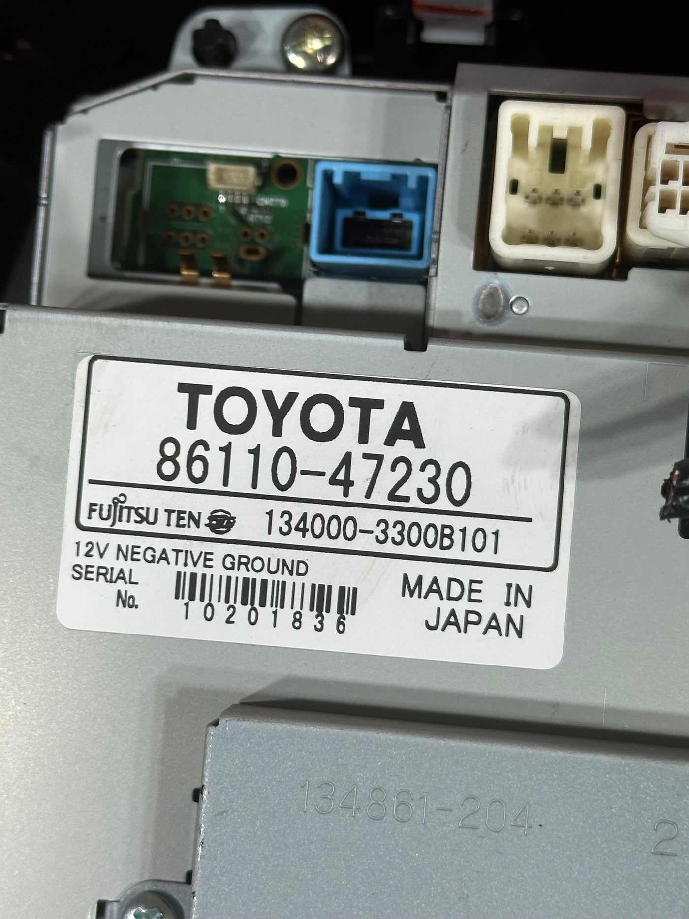 06 - 09 Toyota Prius MFD Multi Info Display Screen Monitor OEM 86110-47230