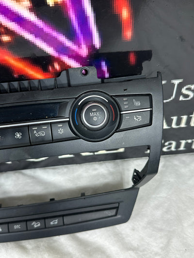 2007-2013 BMW X5 X5M X6 X6M HVAC AC HEAT CLIMATE TEMP CONTROL PANEL 9140713-01A