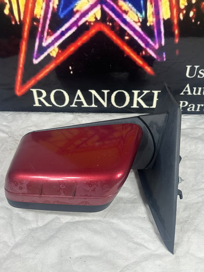 2007-2010 Ford Edge Driver Left Side Mirror heated Color RED FIRE OEM