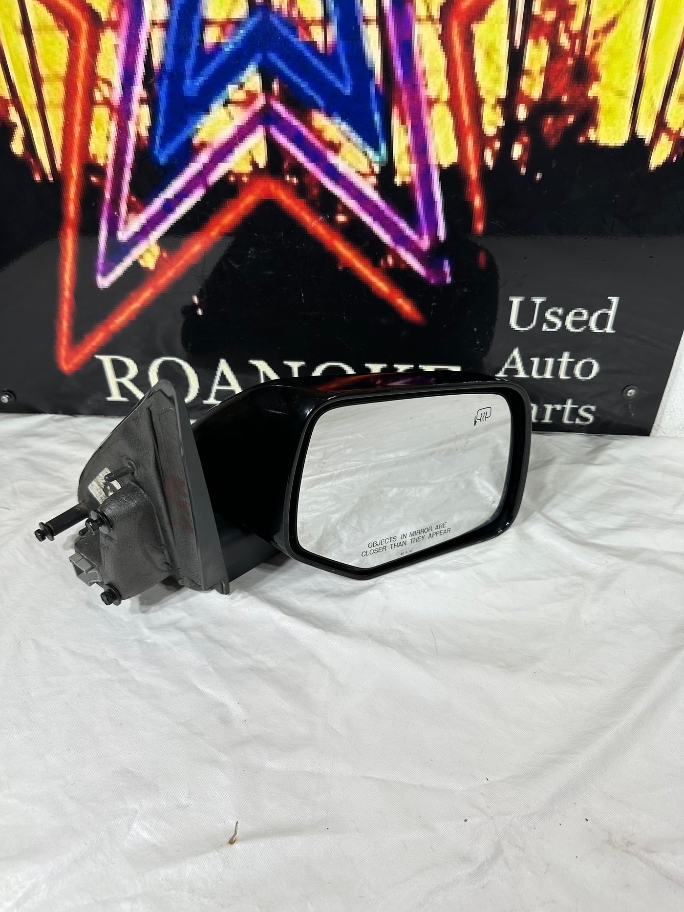 2008-2009 Ford Escape Passenger Side View Power Heated Door Mirror Black OEM