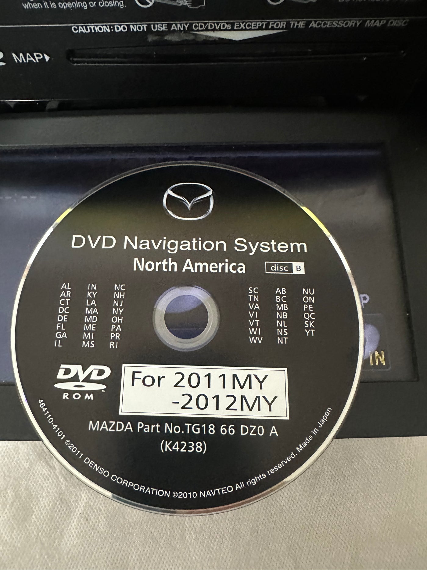 2011-2012 Mazda CX-9 Navigation GPS Radio Receiver TG18 66 DV0