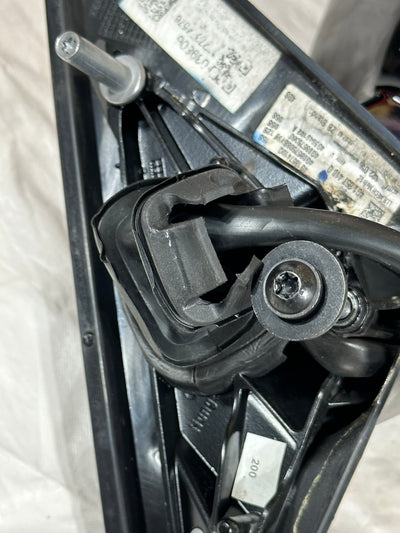 2012 2013 Audi A6 Passenger’s Door Mirror Heated Power Fold Auto Dim BLACK OEM