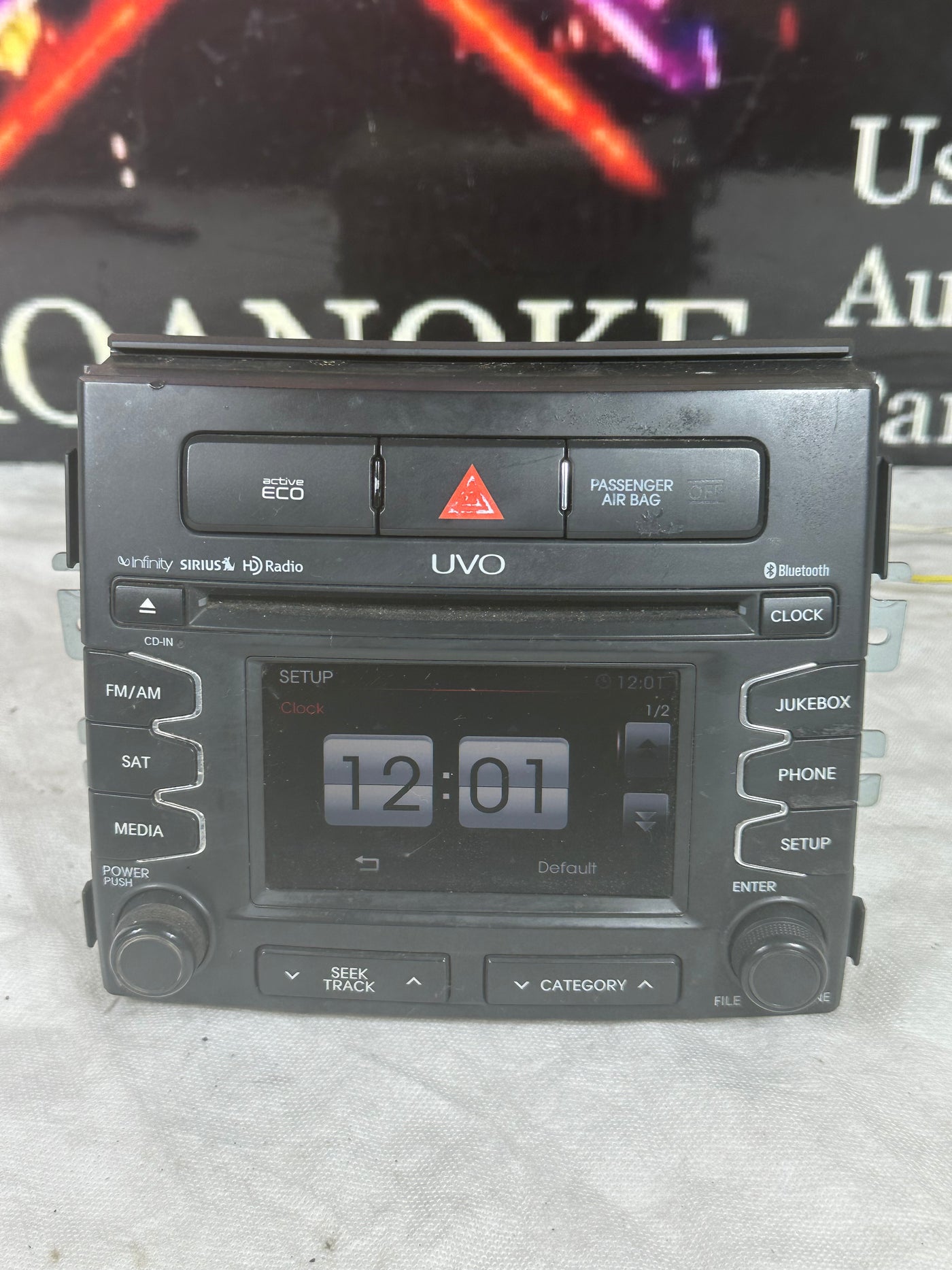 2012-2013 Kia Soul OEM UVO Infinity Bluetooth AM FM HD SAT Radio Receiver OEM