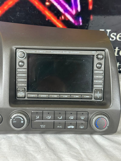 2006-2007 Honda CIVIC Navigation Touch Screen GPS XM Radio CD Player