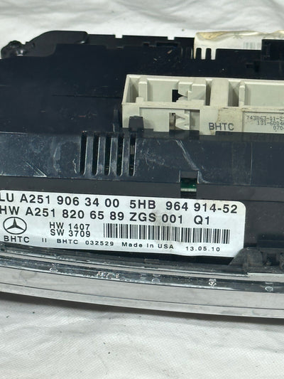 2007-2012 Mercedes-Benz R350 AC Heater Temperature Climate Control Switch OEM