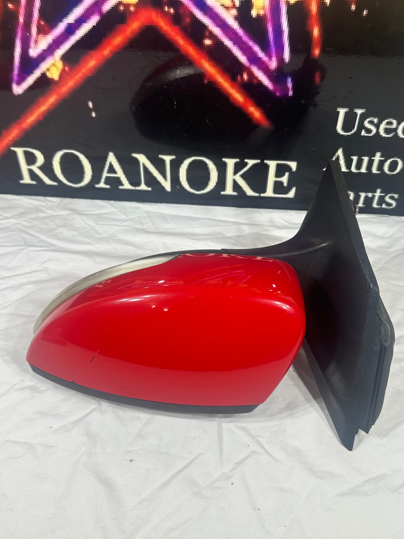 2012-2014 Ford Focus Driver Left Side View Power Door Mirror Race Red OEM
