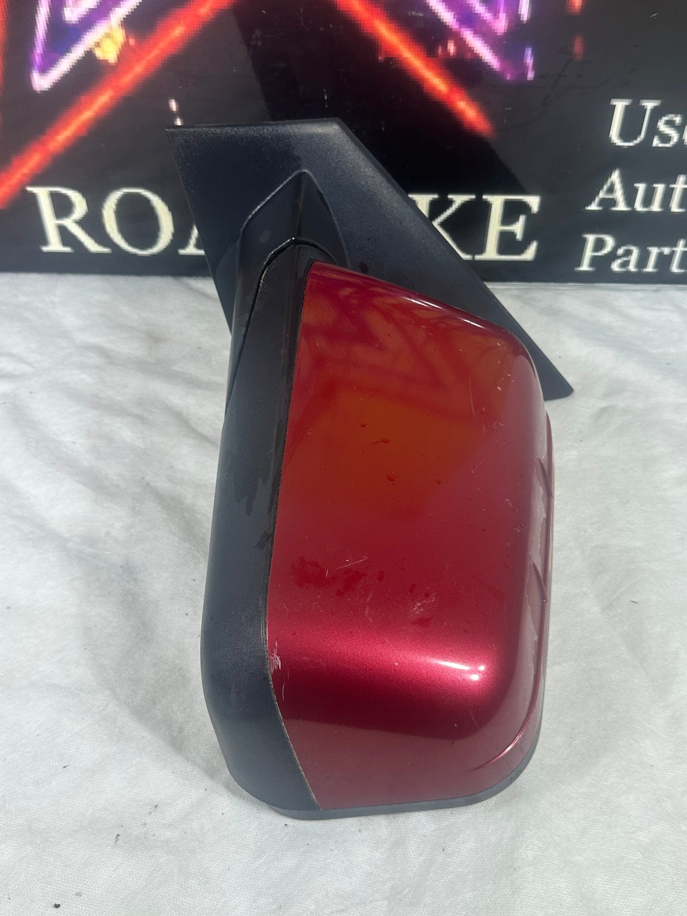 2007-2010 Ford Edge Driver Left Side Power Mirror Red Fire OEM