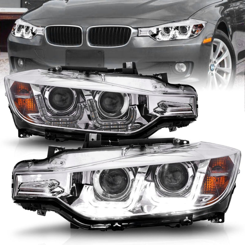 BMW 3 Series Headlights, 3 Series Headlights,  BMW Headlights,12-15 BMW Headlights, Anzo Headlights, Headlights, Chrome Headlights, BMW 3 Series, 3 Series Headlights,