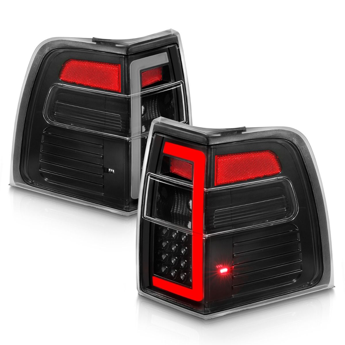 Ford Led Tail Lights, Ford Expedition 07-17 Tail Lights, Led Tail Lights, Ford Black Tail Lights