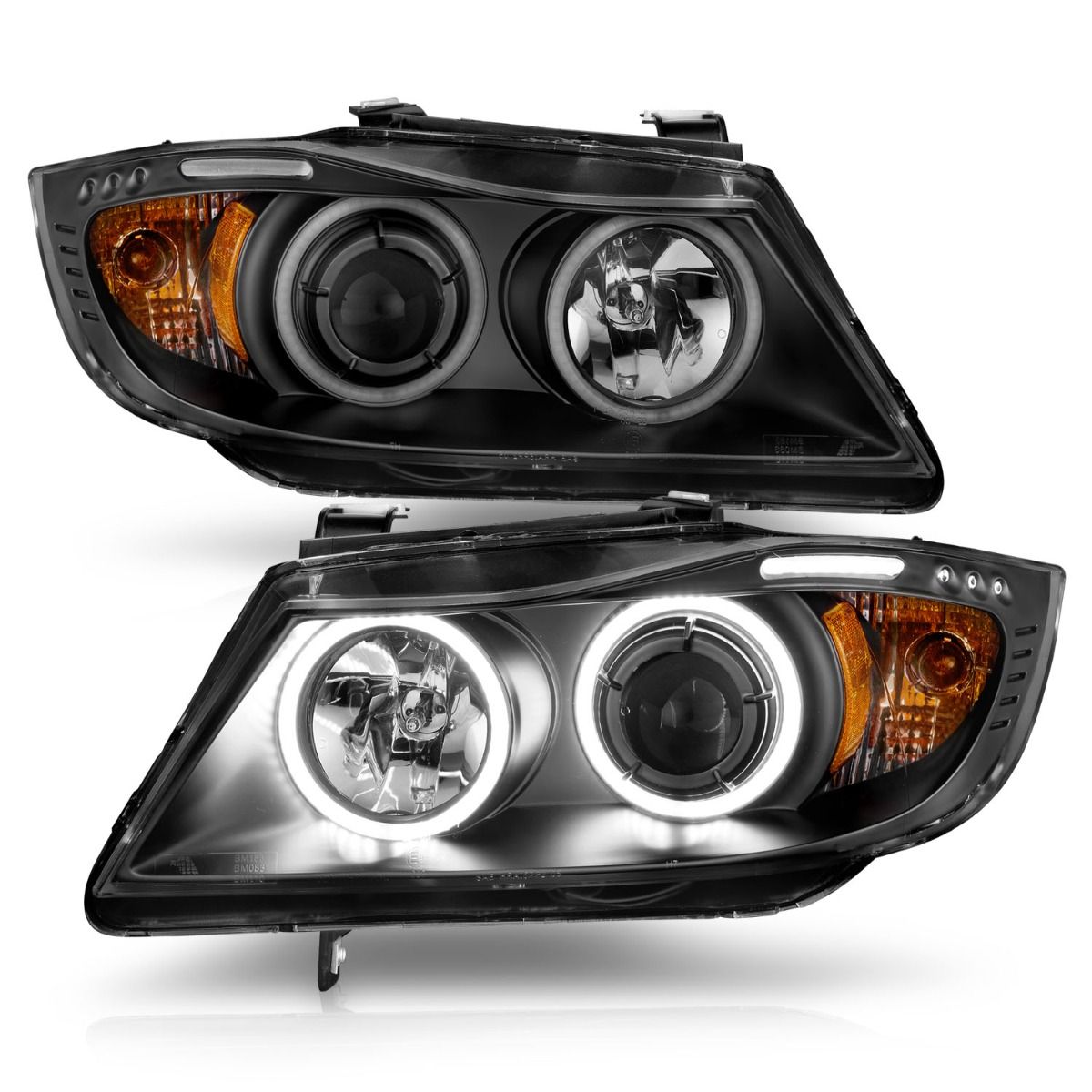 BMW 3 Series Headlights, 3 Series Headlights,  BMW Headlights,06-08 BMW Headlights, Anzo Headlights, Projector Headlights, Black Headlights, BMW 3 Series,  3 Series Headlights,