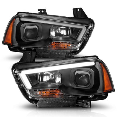Dodge Projector Headlight, Dodge Charger Projector Headlight, Projector Plank Style Headlight, Dodge 11-14 Projector Headlight, Dodge Black Headlight 