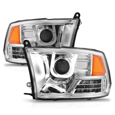 Dodge Ram Projector Headlights, Ram 1500 Projector Headlights, Ram 2500 Projector Headlights, Ram 3500 Projector Headlights, 2009-2018 Projector Headlights, Chrome Projector Headlights, Anzo Projector Headlights, LED Projector Headlights