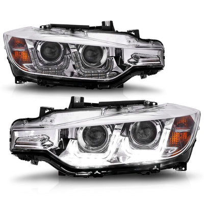 BMW 3 Series Headlights, 3 Series Headlights,  BMW Headlights,12-15 BMW Headlights, Anzo Headlights, Projector Headlights, Chrome Headlights, BMW 3 Series,  3 Series Headlights,