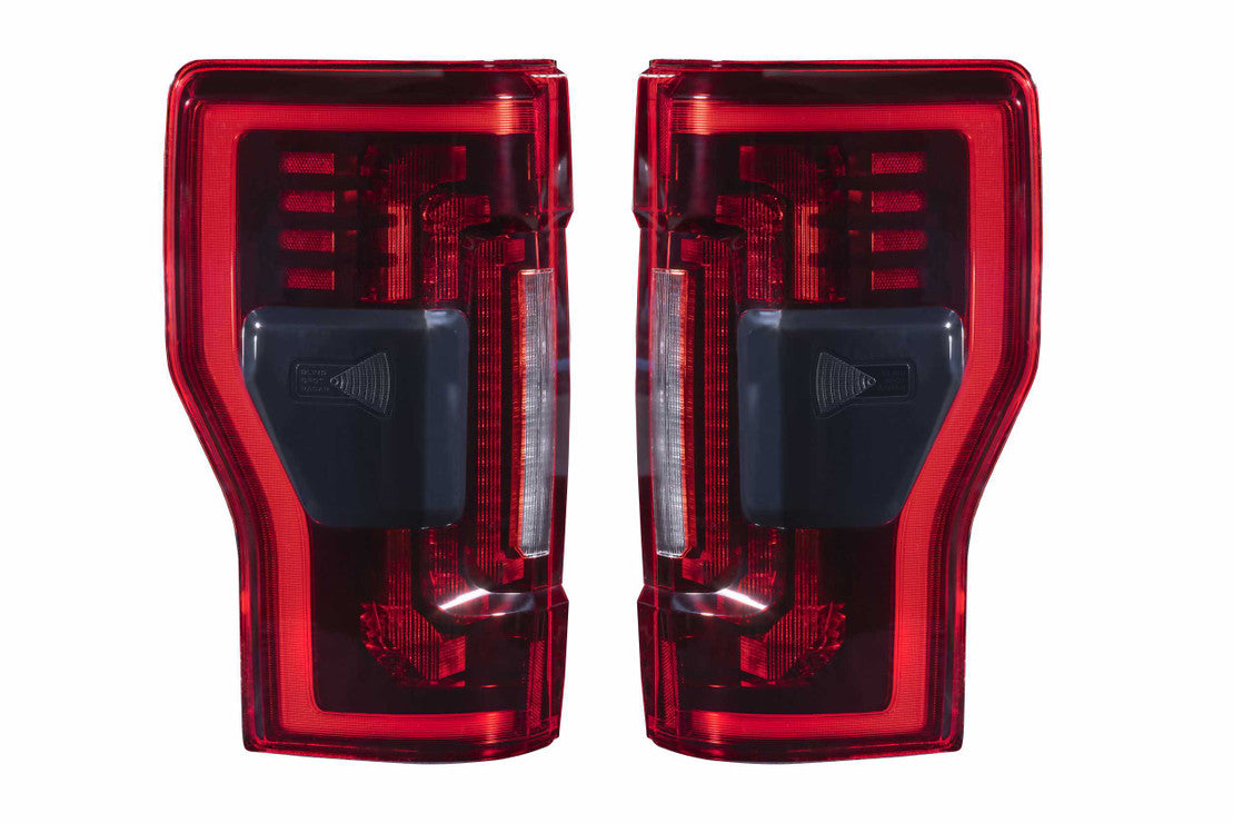 Ford Super Taillights, Super Duty Taillights, Ford 17-22 Taillights, Morimoto LED Taillights, XB Led Taillights, Ford LED Taillights, Super Duty XB Taillights, Ford Morimoto Taillights, Super Duty Morimoto Taillights, Red LED Taillights, Smoked LED Taillights