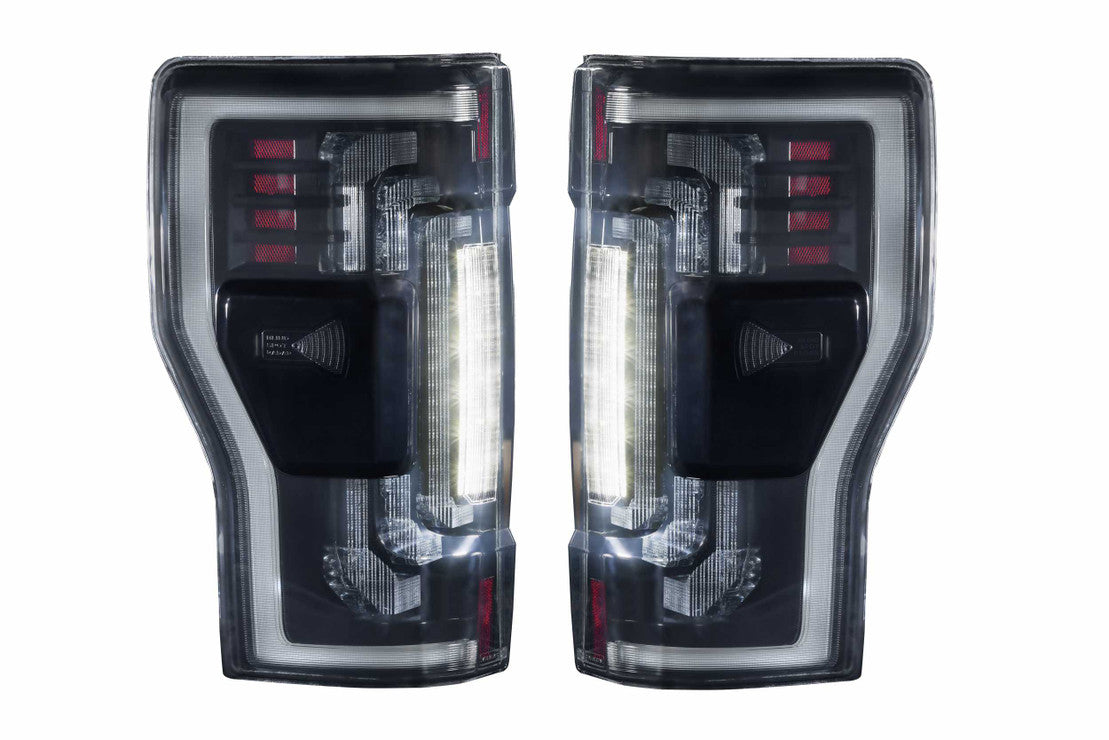 Ford Super Taillights, Super Duty Taillights, Ford 17-22 Taillights, Morimoto LED Taillights, XB Led Taillights, Ford LED Taillights, Super Duty XB Taillights, Ford Morimoto Taillights, Super Duty Morimoto Taillights, Red LED Taillights, Smoked LED Taillights