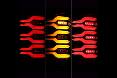 Chevrolet Silverado Taillights, Silverado LED Taillights, Chevrolet 14-18 Taillights, Alpharex Luxx Taillights, Luxx Led Taillights, Chevrolet LED Taillights, Chevrolet Alpharex Taillights, Chevrolet LED Taillights, Black-Red LED Taillights, Black LED Taillights, Alpha-Black LED Taillights