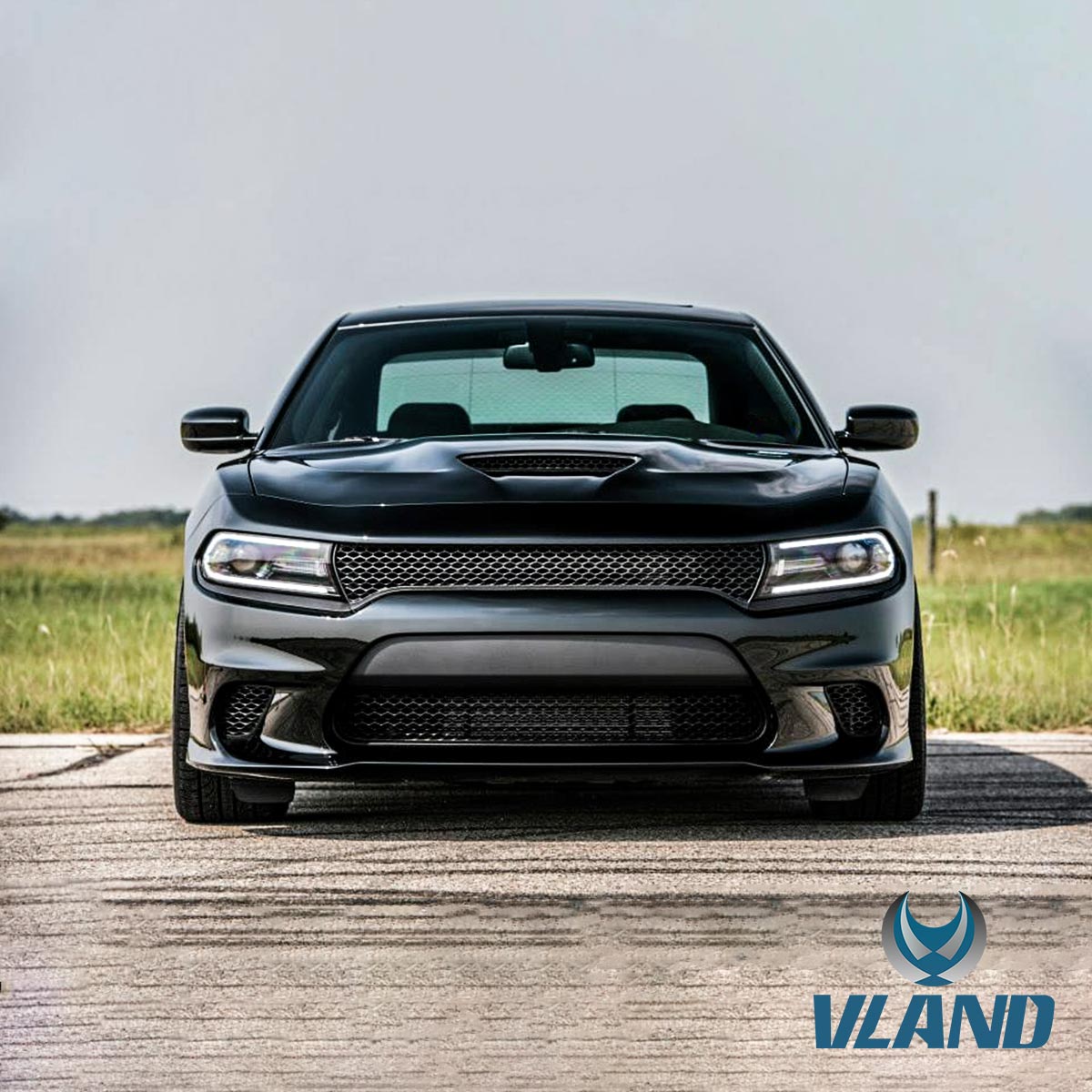 VLAND LED Headlights For Dodge Charger 2015-UP OEM Factory Front Lights Assembly