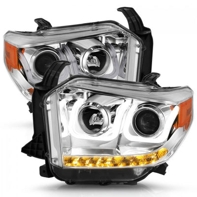 Toyota Projector Headlights, Toyota Tundra Headlights, Toyota 14-17 Headlights, Toyota 18-21 Headlights, Projector Headlights, Chrome Projector Headlights, Anzo Projector Headlights