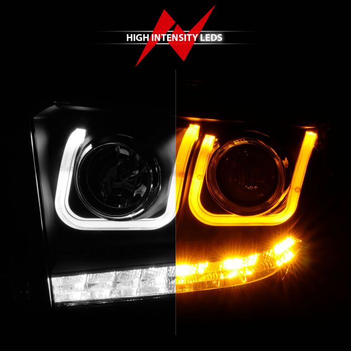 Toyota Projector Headlights, Toyota Tundra Headlights, Toyota 14-17 Headlights, Toyota 18-21 Headlights, Projector Headlights, Black Projector Headlights, Anzo Projector Headlights