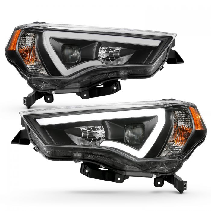 Toyota Projector Headlights, Toyota 4runner Headlights, Toyota 14-21 Headlights, Projector Headlights, Black Projector Headlights, Anzo Projector Headlights