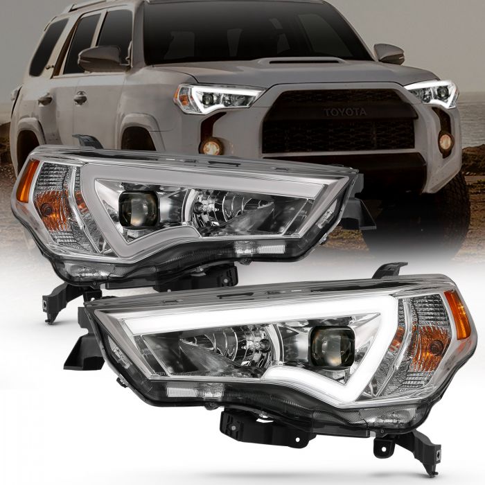 Toyota Projector Headlights, Toyota 4runner Headlights, Toyota 14-21 Headlights, Projector Headlights, Chrome Projector Headlights, Anzo Projector Headlights