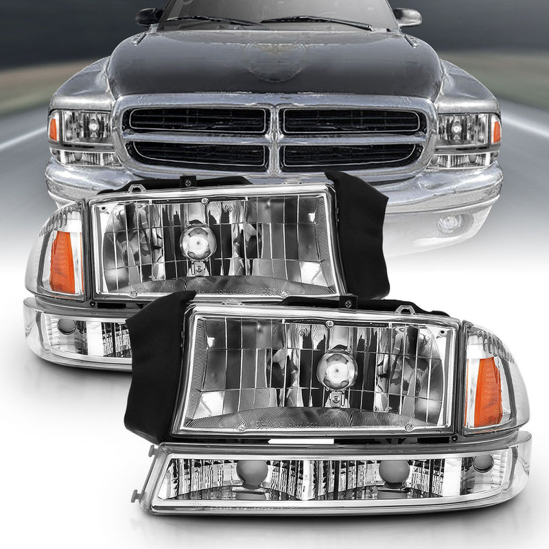 Dodge Tail Lights, Dakota Tail Lights, Durango Tail Lights, Tail Lights, Black Tail Lights