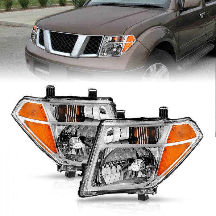 Nissan Headlights, Nissan Frontier Headlights, Frontier 05-08 Headlights, Pathfinder 05-07 Headlights, Nissan Chrome Headlights, Anzo Headlights, Headlights 