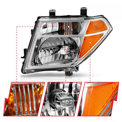 Nissan Headlights, Nissan Frontier Headlights, Frontier 05-08 Headlights, Pathfinder 05-07 Headlights, Nissan Chrome Headlights, Anzo Headlights, Headlights 