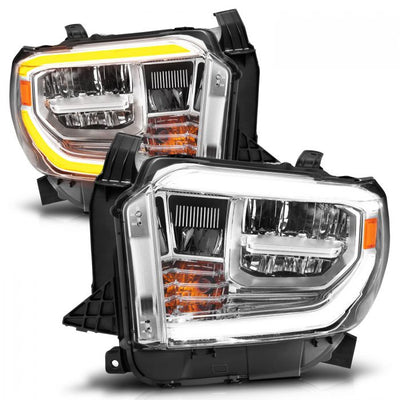 Toyota Crystal Headlights, Toyota Tundra Headlights, Toyota 14 -20 Headlights, Crystal Headlights, Chrome Crystal Headlights, Anzo Crystal Headlights