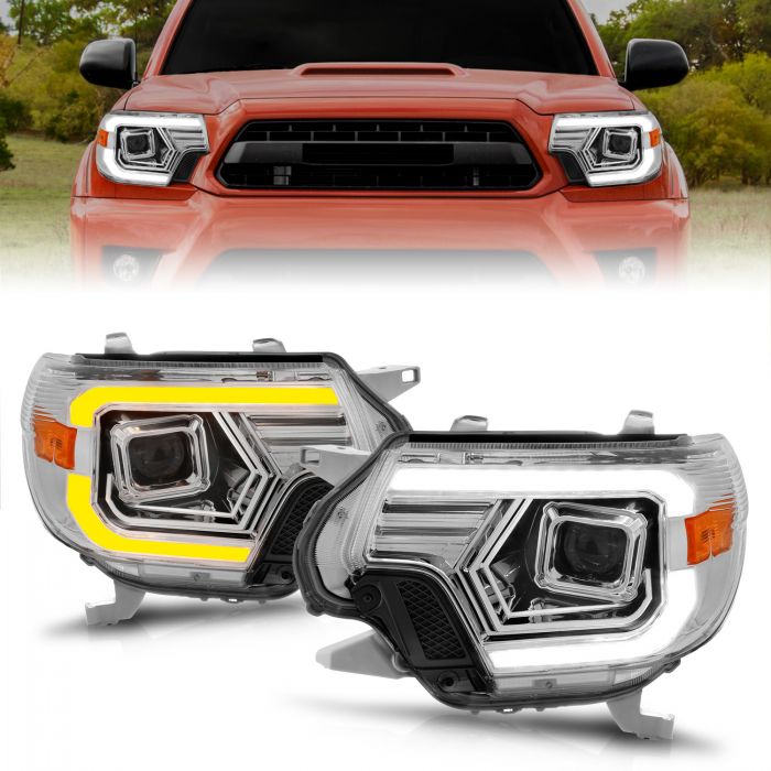 Toyota Projector Headlights, Toyota Tacoma Headlights, Toyota12-15 Headlights, Projector Headlights, Chrome Projector Headlights, Anzo Projector Headlights