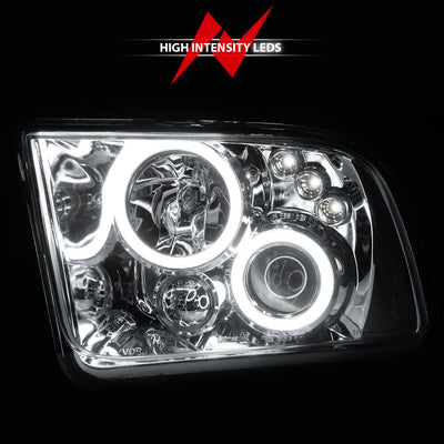 Ford Mustang Projector Headlights, Mustang Projector Headlights, 2005-2009 Projector Headlights, Chrome Projector Headlights, Anzo Projector Headlights, LED Projector Headlights