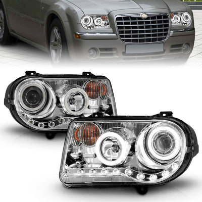 Chrysler Projector Headlights, Chrysler 300C Projector Headlights, Projector Headlights, Chrysler 05-10 Projector Headlights, Chrysler Chrome Headlights 