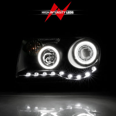 Chrysler Projector Headlights, Chrysler 300C Projector Headlights, Projector Headlights, Chrysler 05-10 Projector Headlights, Chrysler Black Headlights 