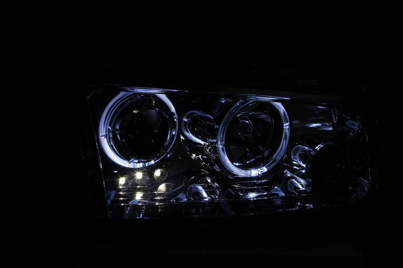 Dodge Charger Projector Headlights, Charger Projector Headlights, 2006-2010 Projector Headlights, Chrome Projector Headlights, Anzo Projector Headlights, LED Projector Headlights