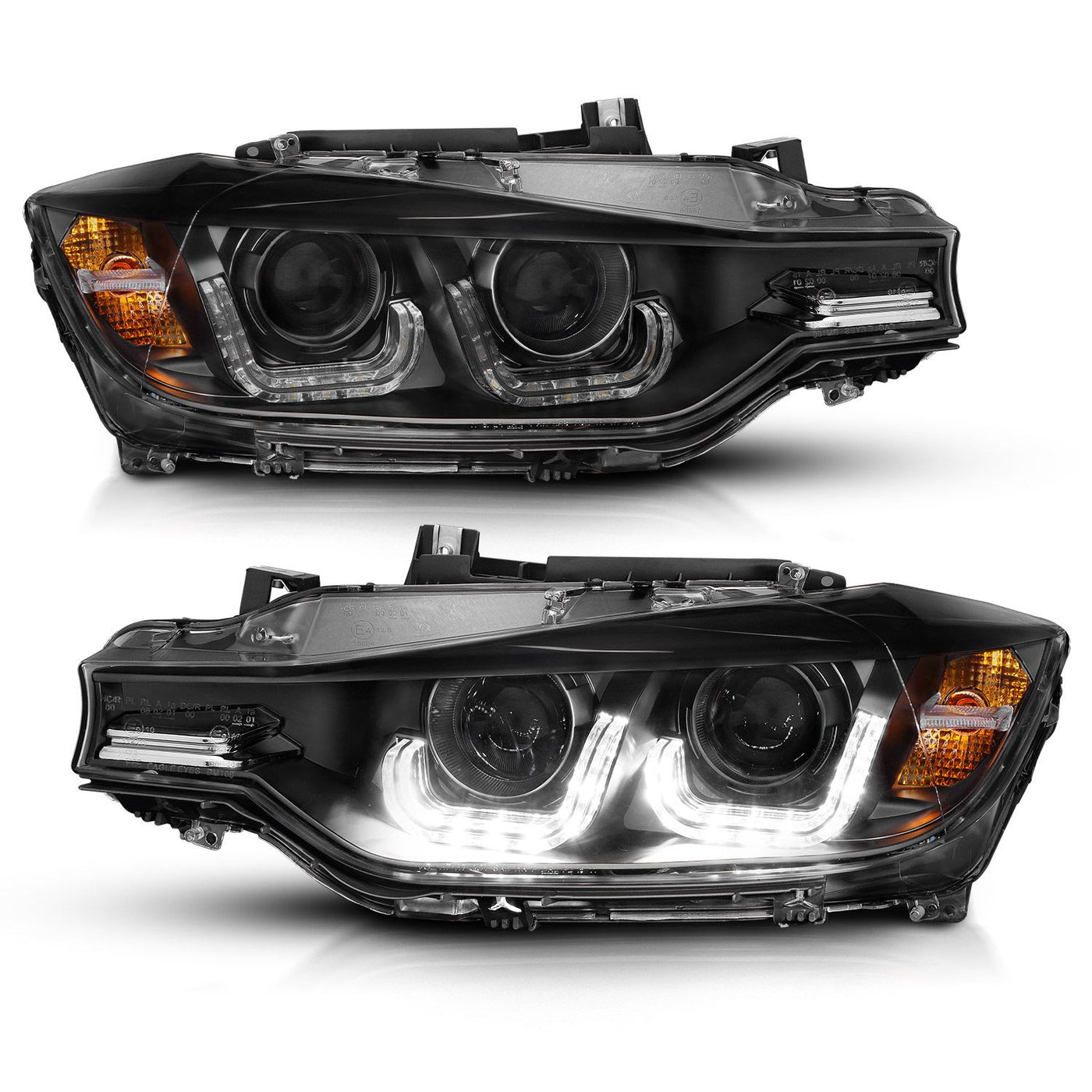 BMW 3 Series Headlights, 3 Series Headlights,  BMW Headlights,12-15 BMW Headlights, Anzo Headlights,Headlights, Black Headlights, BMW 3 Series, 3 Series Headlights,