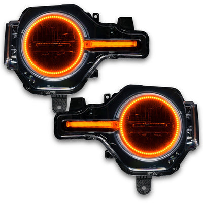 Oracle Lighting 2021-2022 Ford Bronco Colorshift® Headlight Halo Kit W/drl Bar - Base Headlights