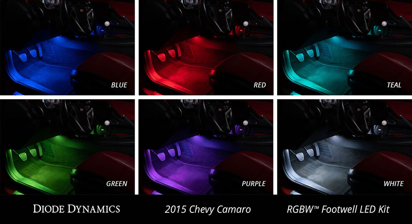 RGBW Multicolor Footwell LED Kit