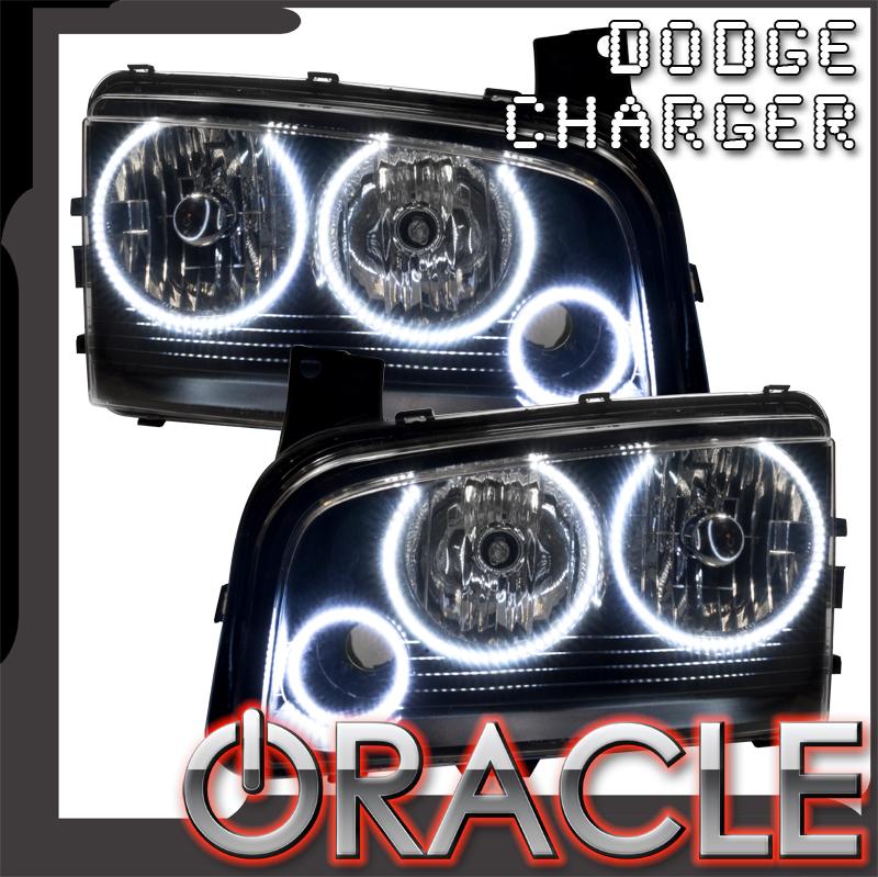 2005-2010 Dodge Charger Pre-assembled SMD Halo Headlights - Non Hid - Triple Halo