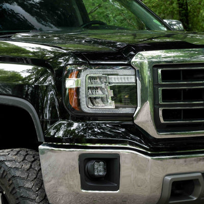 2014-2018 GMC Sierra 1500 LED Reflector Headlights (pair)