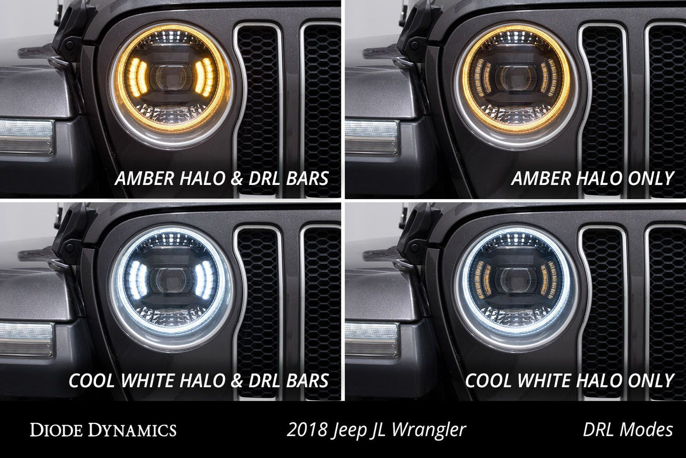 Elite LED Headlights for 2018-2023 Jeep JL Wrangler