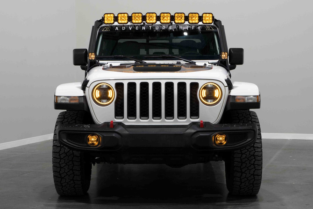 Rugged Ridge 11226.13 Elite Tail Light Guards For 18-21 Jeep Wrangler JL With Factory Halogen Tail Lights