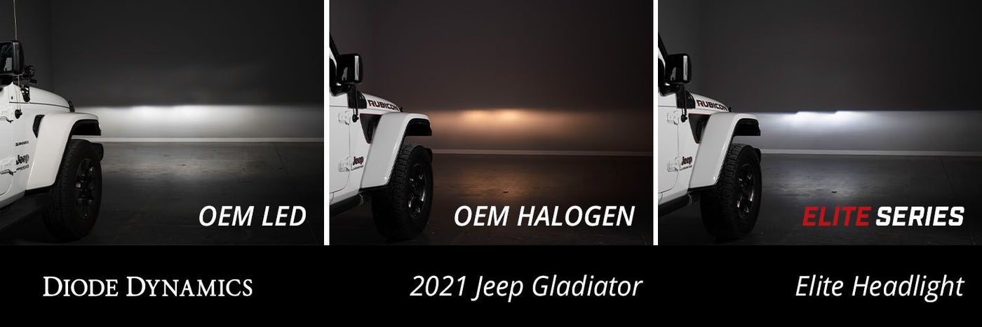 Elite LED Headlights for 2018-2023 Jeep JL Wrangler